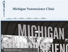 Tablet Screenshot of michiganneuroscience.com